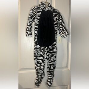 OshKosh B'gosh Black and White Zebra Footie